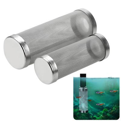 Shrimp Net S/L Size Aquarium Accessories Stainless Steel Filter Inflow Inlet Protect Special Shrimp Cylinder Filter