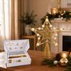 Star Christmas Tree Decoration Set, Holiday Tree Star Ornaments for Festive Decor