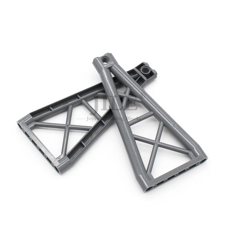 Bricks Support 1x6x10 Girder Triangular DIY Building Blocks Assemble Particles Compatible with 64449 Kids Architectural Toys