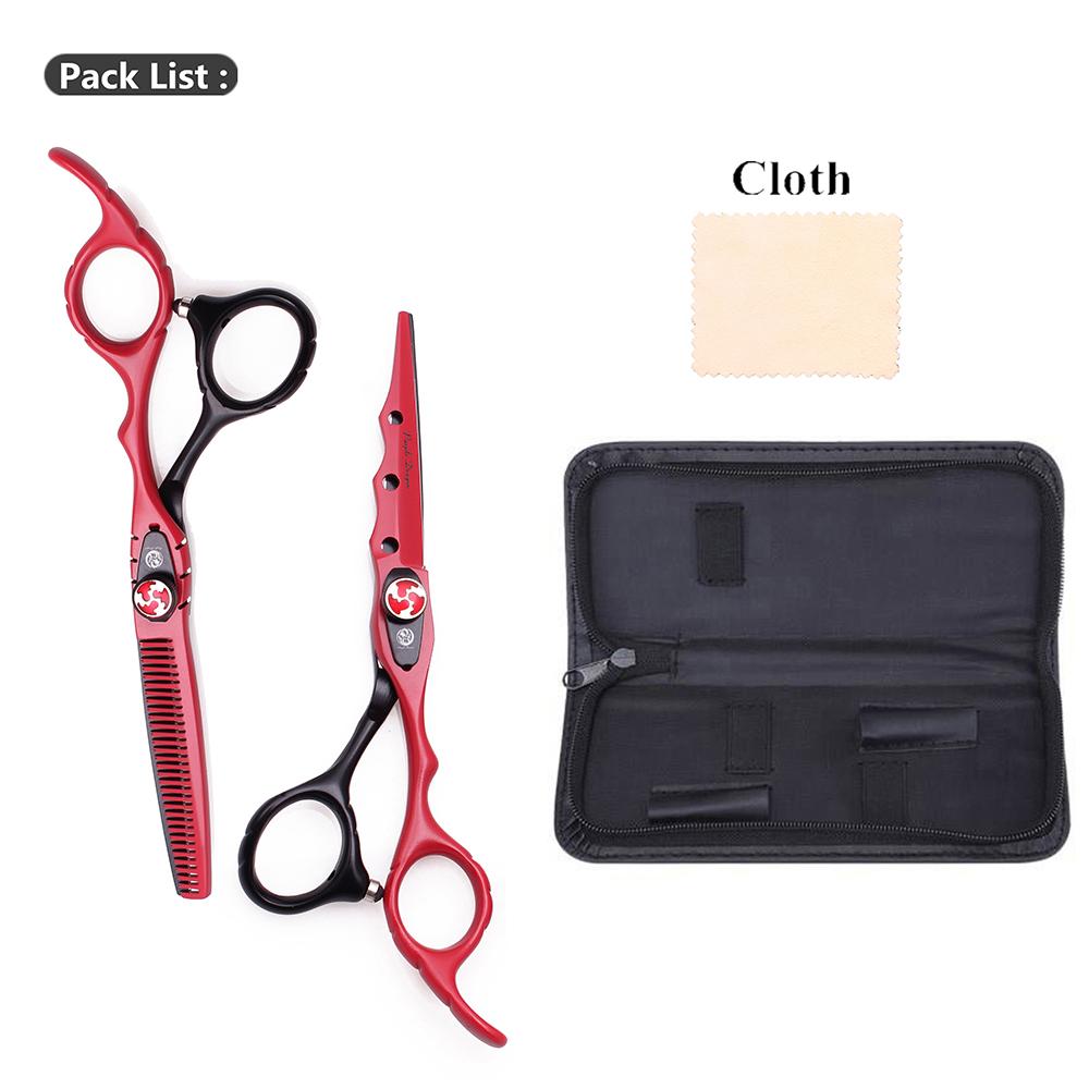 Professional Scissors 6" Stainless Hairdressing Scissors Cutting Shears Thinning Shears Hair Scissors Styling Tool Z1019