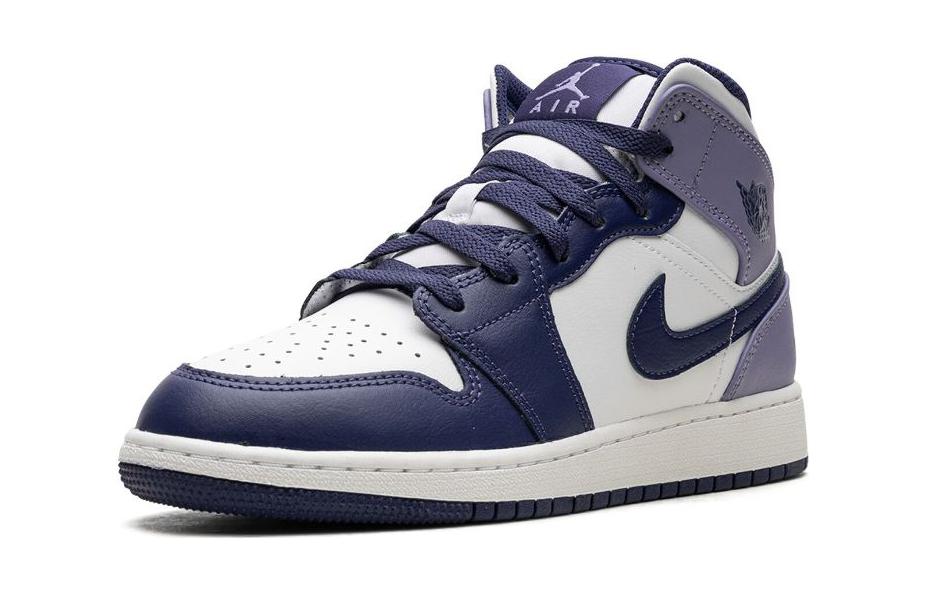 Jordan 1 Mid White Sky J Purple GS DQ8423-515