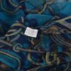 Fall Winter Blue Silk Scarf Shawl Printed Fashion Women Brand Long Scarves New Spring Chain Design Ladies Neck Scarf