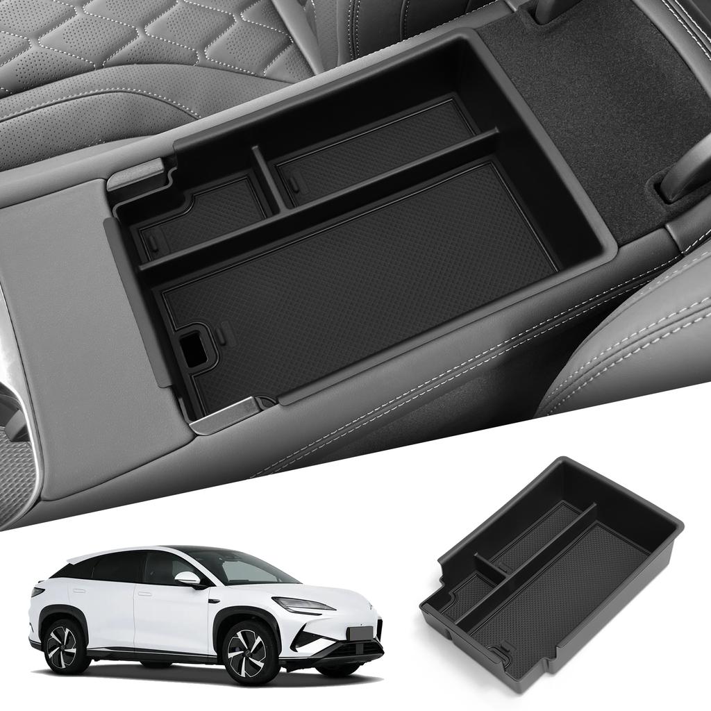 For BYD Sealion 07 (not for Comfor) 2025-2025 Storage Box Car Tray Cup Box Anti-slip Pad Organizers Interior Accessories Tidying
