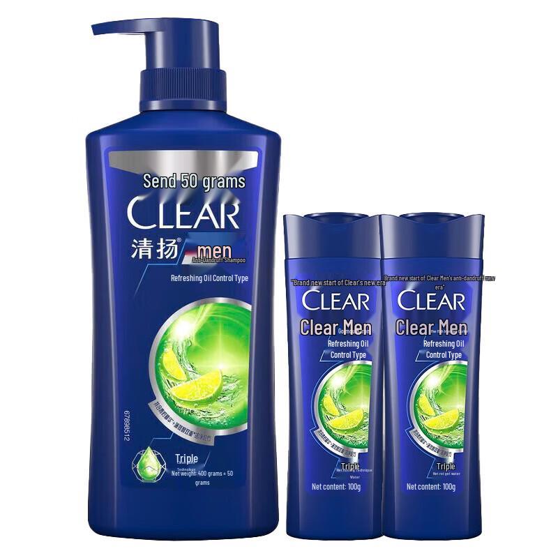 

Clear Men Anti-Dandruff Refreshing Oil Control Shampoo