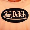 Tee shirt fluo logo poitrine noir Homme VON DUTCH