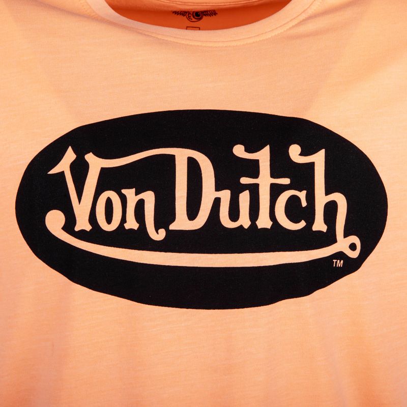 Tee shirt fluo logo poitrine noir Homme VON DUTCH