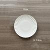 Creative Ceramic Tableware White Ceramic Plates Flower-shaped Salad Plates Home Steak Pasta Dinner Plates Kitchen Accessories