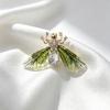 Bienen Brooch Täglich Transparent Flügel Mode Trendig Insekt Damen Zubehör Anstecker Stil Anzug Anti-Exposition Fester Verschluss