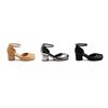 High-heeled Women's New Style Thick-soled Single Shoes, Round Toe, Shallow Opening Shoes