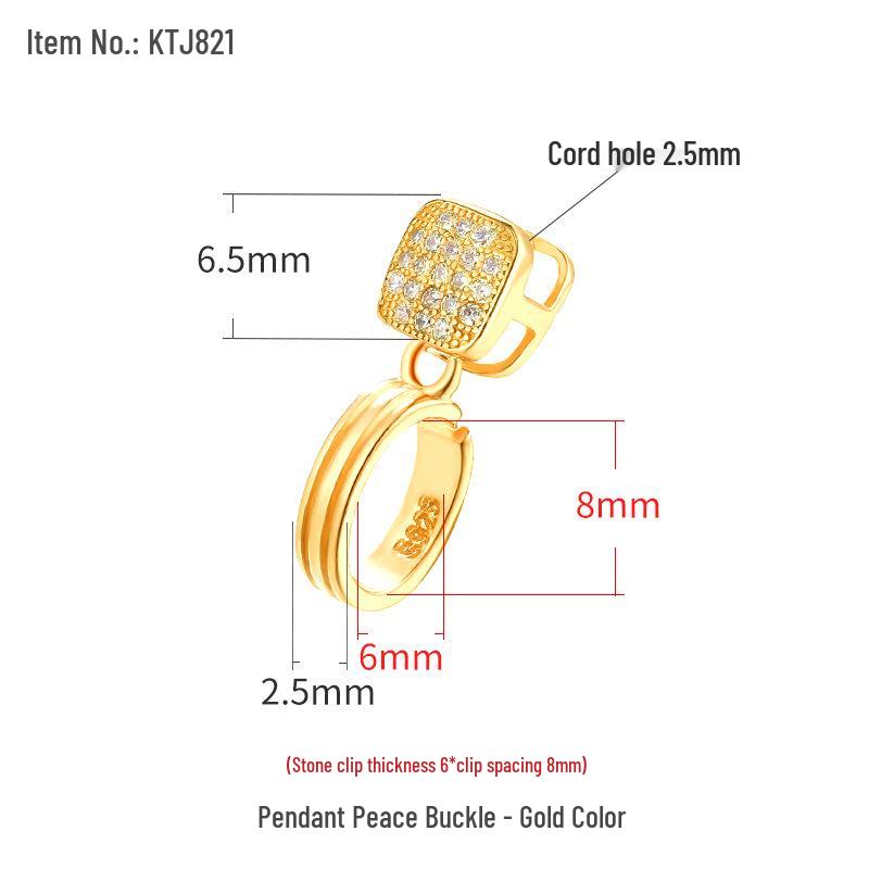

Набор из серебряного кулона и пряжки с янтарным кольцом и предохранителем 925 Silver