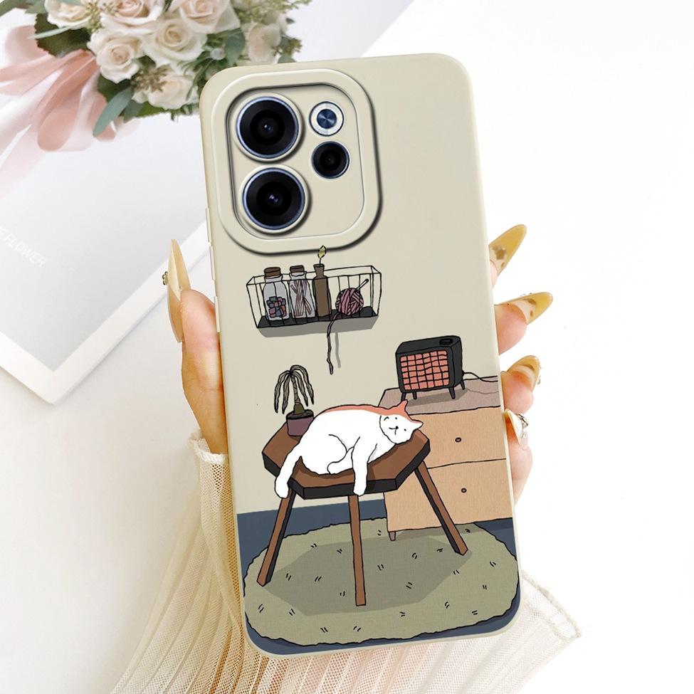 Casing For Oppo Reno 15F Cover Luxury Fashion Cute Cartoon Funny Painted Silicone Funda For Reno 15F Oppo CPH2801 Phone Case