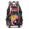 Stampa di JoJo's Bizarre Adventure Zaino Scolastico Studentesco Grande Capacità Casual Daypack per Adolescenti Bambini Scuola Viaggio