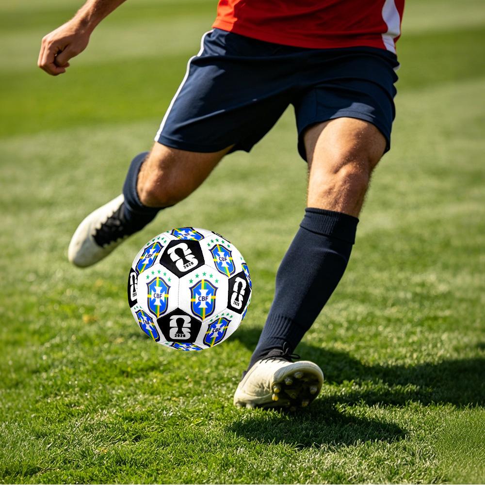 1pc Brazilian Size 5 Soccer Ball Professional Match Training Football Indoor &Outdoor Sports Ball Club Training Ball Lightweight Durable Y21