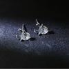 SHEIN Antler Stud Earrings S925 Silver Needle - Sweet Simple Christmas Gift Jewelry