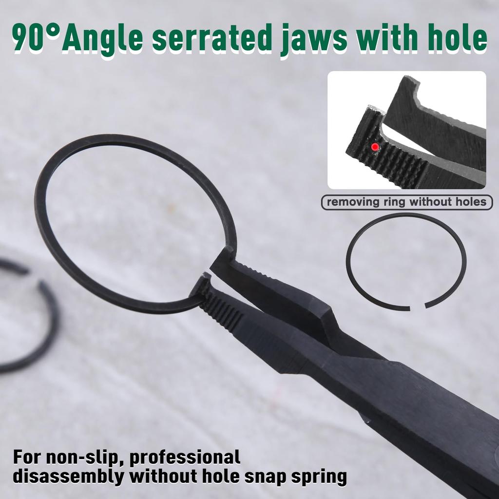 SPEEDWOX Axle Lock Ring Snap Ring Circlip Straight Lock Specialized Total Length Precision Professional Tool Pliers, Retainer, Pliers, Pliers, Tip,