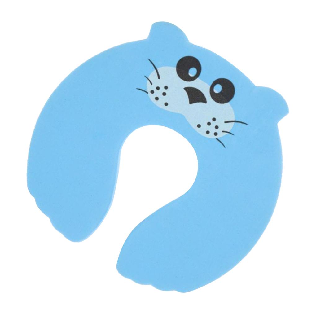 5pcs Door Stopper Cartoon EVA Door Safety Clip Gate Card Baby Room Guard