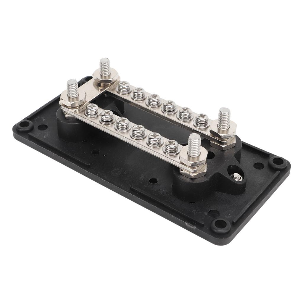 M4 Bus Bar Power Distribution Box 6 Way 300A 12 to 48V Rust Proof for Car Trucks RVs Marine Boats