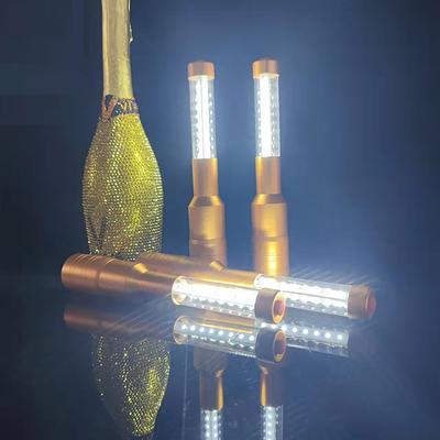 Wiederaufladbare Bar Led Strobe Baton Licht Wein Flasche Stopper Licht Party Hochzeit Service Wunderkerze Disco Party Flash Stick Licht