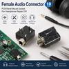 10Pcs With Nut 3.5mm Headphone Socket 5Pin Stereo Audio Jack  for Audio Video Socket