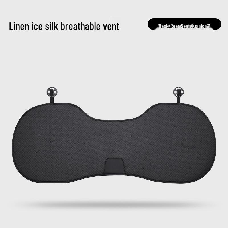 Breathable Non-Slip Ice Silk Car Seat Cushion Summer Cool 3-Piece Set