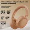 Edifier V80 Wireless Headphones, VGP Gold Award Winner, Bluetooth 5.4 Hybrid ANC 44dB Noise Cancellation, Wired High-Resolution Audio Compatible, 45