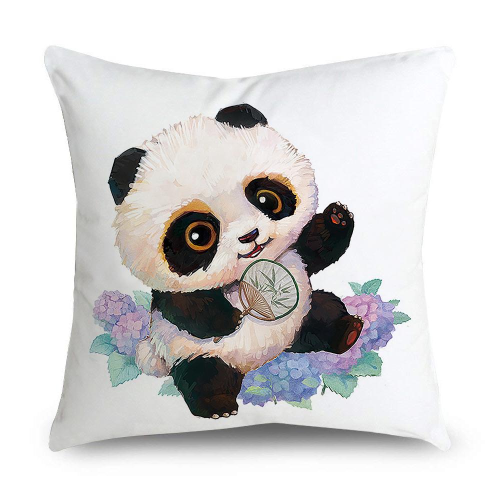 Drăguț Panda Scaun Canapea Față de Pernă Decorare Dormitor Husă Pernă Decorare Canapea Acasa Față de Pernă
