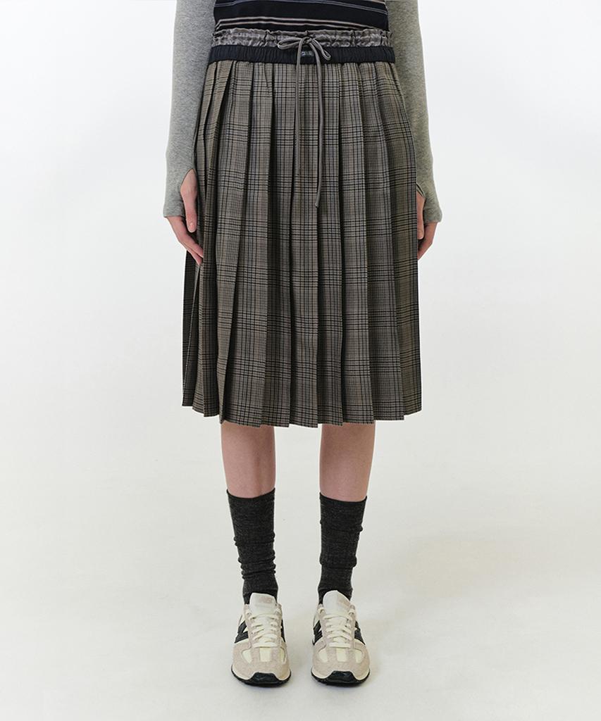 GROVE Anika Midi Skirt (Grey)