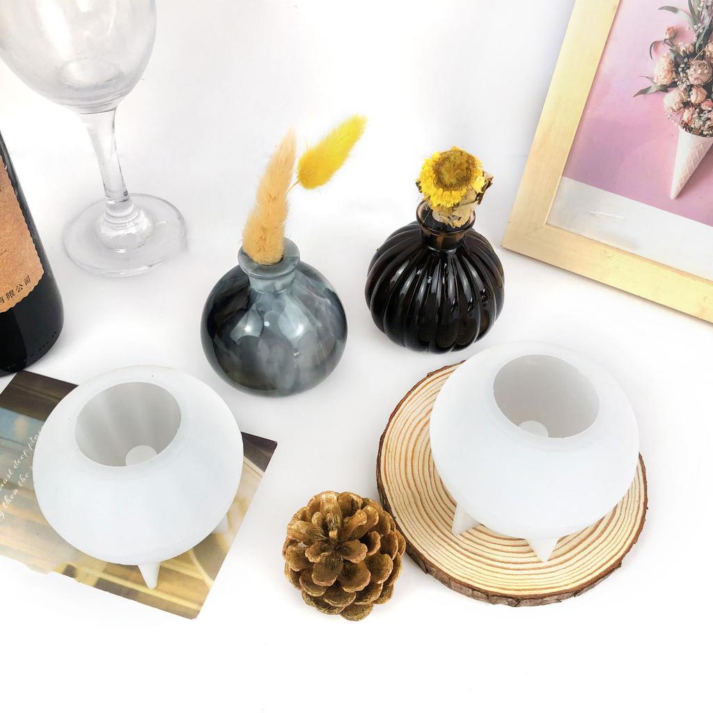 Sukulentní Rostlina Váza Pryskyřice Silikonová Forma Vhodná pro Kutilství Zahrada Betonový Květináč Svícen Řemesla Domácí Dekorace