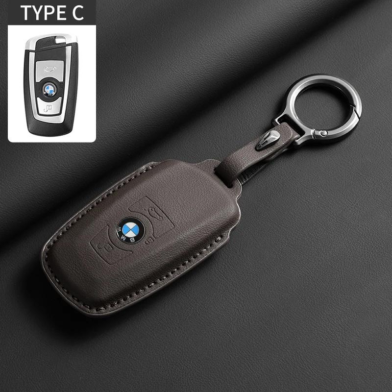 Car Sticker Hot 2025 Metal Car Key Case Cover for BMW 520 F10 F30 F18 118i 320i 1 3 5 7 Series X3 F25 X4 M3 M5 Keychain Bag Shel