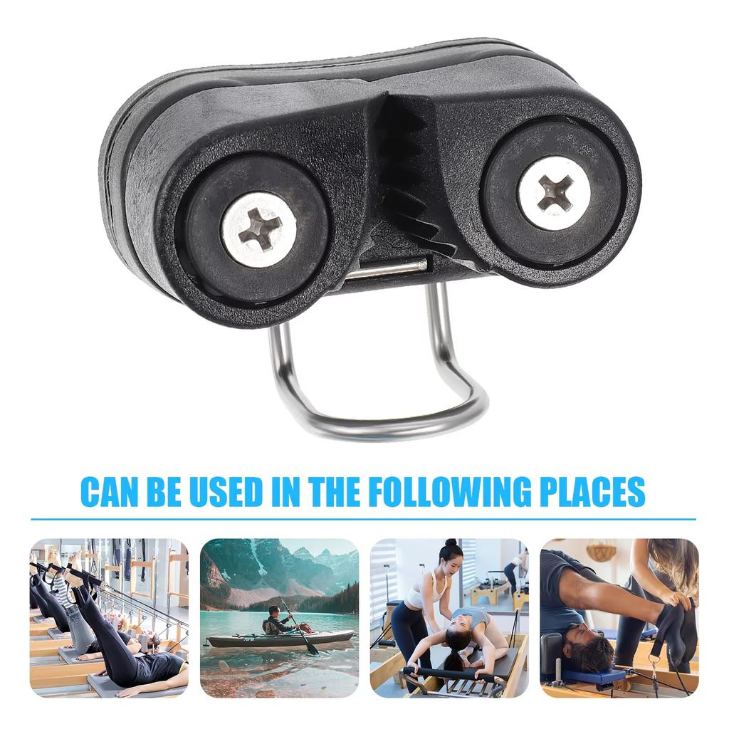 Composite Ball Bearing Cam Cleat with Leading Ring Pilates Equipment Fast Entry Rope Wire Fairlead Sailing Accessories