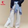 QIAODAN Women's Straight-Leg Logo Knit Athletic Pants