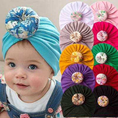 "Avrupa ve Amerikan Düz Renk Yenidoğan Bebek Şapkası - Sonbahar Koleksiyonu"