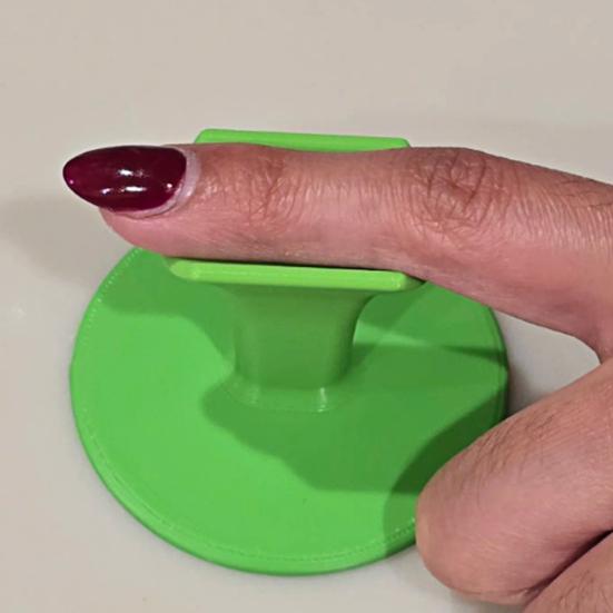 1/2/3Pcs Nail Holder Finger Stand Heavy Duty Plastic DIY Acrylic Gel Nail Art Design Painting Manicure Practice Nail