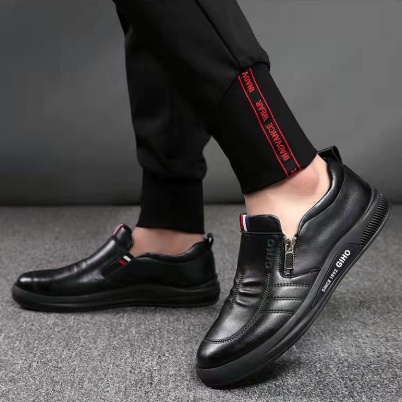 Fashion Men's Loafers Fashionable Casual Driving Shoes, Classic PU Leather Slip-on Loafers Shoes for Men 2024 New Light Walking Shoe