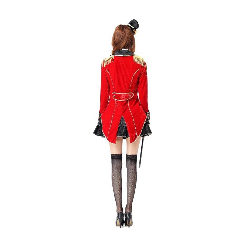 Halloween Adult Female Magician Cosplay Trainer Circus Costume