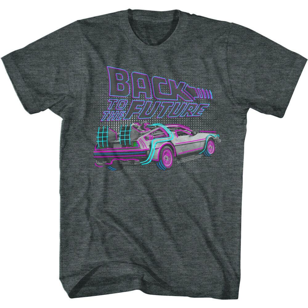 

Back To The Future Neon Accent Delorean T-Shirt Car