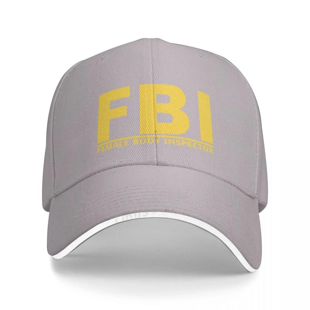 Fbi Funny FeUnisex Y Inspector Baseball Cap Hat Unisexs Women Fish Outdoor Hip Hop Boys Summer Sport Casual Printed Czapka