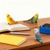 3pcs Hand-Painted Mini Parrot Black Phoenix Statue Animal Decoration Indoor Outdoor Garden Desktop Sculpture Outdoor Decorations