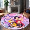 1pc Kpop Team Carpet, Round Rug, Comfortable, Suitable for Entryways, Living Rooms, Office, And Bedrooms, Christmas Decoration
