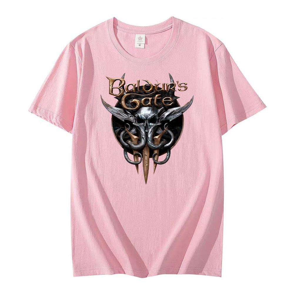 Baldurs Gate 3 The Final Patch T-shirts Baldurs Gate 3 Hot Game New Cotton Tshirts Summer Women Men Casual Breathable Tees Y2K