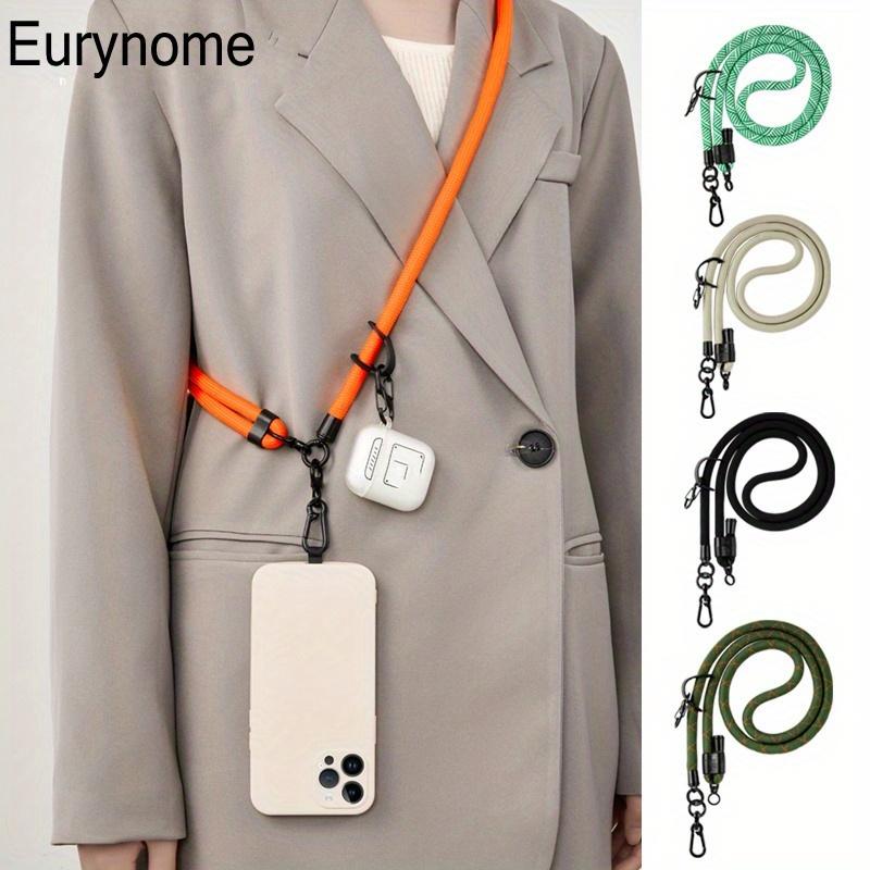 Phone Lanyard Adjustable Outdoor Universal Case Crossbody Shoulder Card Neck Cord Clip Hang Anti-lost Wrist Strap