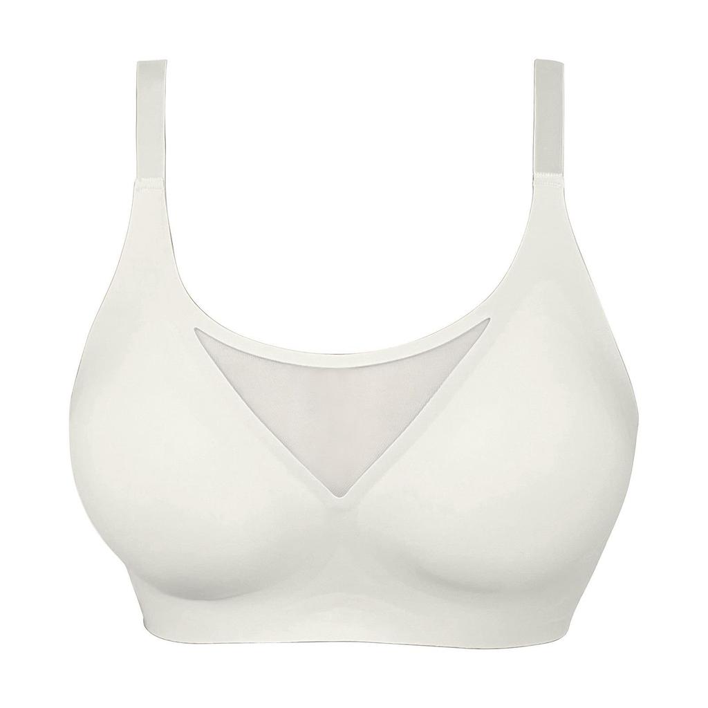 Zeriluna Breathable Mesh Wire-free Sexy Bra - Soft, Comfortable, Gentle Support, Skin-friendly.