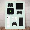 Retro Video Game Controllers Poster Handheld Game Console Gamepad Canvas Painting Wall Print Picture for Living Room Home Decor