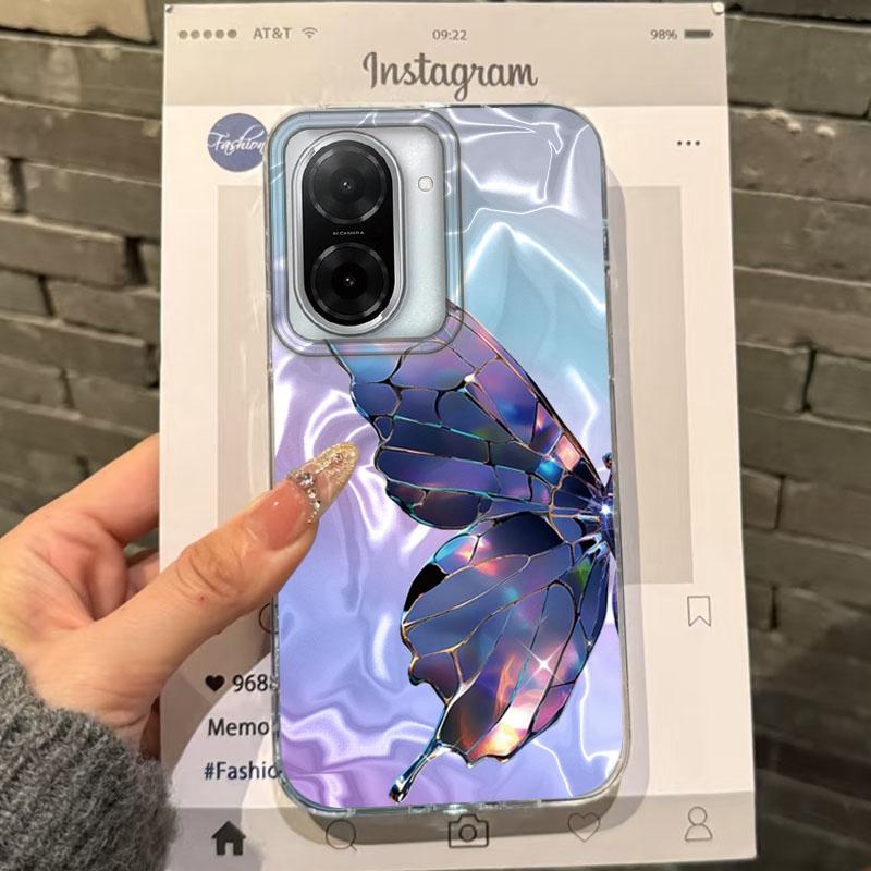 Luxury Butterfly Women Girls Case For Xiaomi Redmi Note 14 Pro 14C 13C 10 9A 9C 13 12 11 10S 9 8 Plus A5 A4 A3 A2 A1 Funda Cover