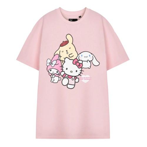 Hello Kitty & Friends Womens/Ladies Sanrio Short-Sleeved T-Shirt