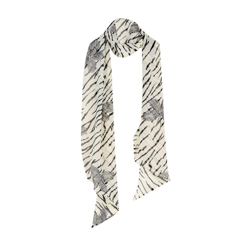 Decorative Women Lady Girls Neckerchief Thin Silk Scarf For Spring Summer Autumn