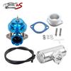 Universal Billet Aluminum Type-RS Turbo Blow Off Valve+2.5" BOV Flange Pipe Blue