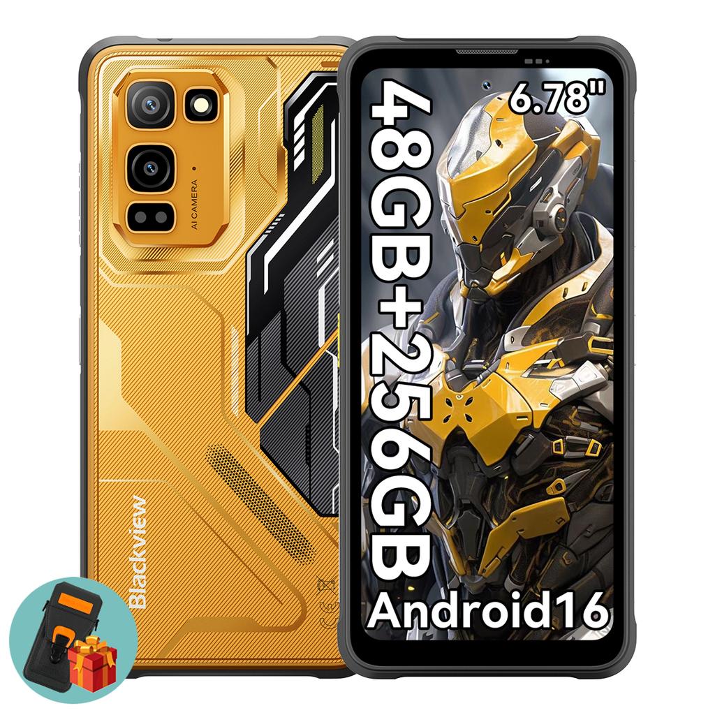 Blackview FORT 5 Rugged Android 16 Smartphone  108MP Camera with Night Vision 6.78" 120Hz Display, 12GB RAM 256GB ROM, 5000mAh Battery, Dual SIM, NFC