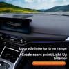 For BMW 3 Series G20 2025 black Leather material Car Interior Central Control Dashboard Panel Trim Cover Interior Accessories