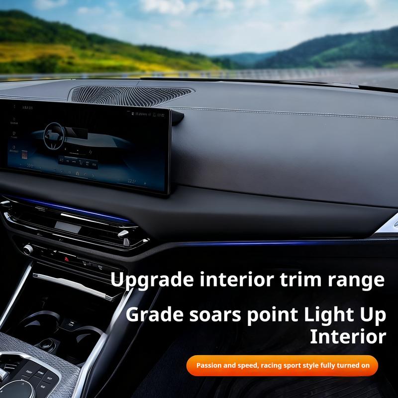 For BMW 3 Series G20 2025 black Leather material Car Interior Central Control Dashboard Panel Trim Cover Interior Accessories